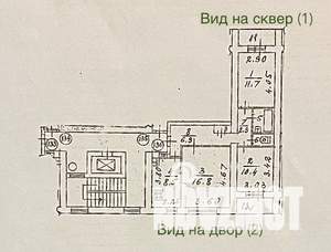 3-к квартира, вторичка, 65м2, 7/9 этаж