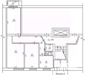 3-к квартира, вторичка, 58м2, 1/9 этаж