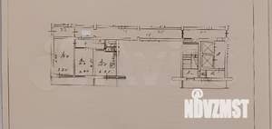 2-к квартира, вторичка, 52м2, 8/16 этаж