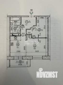 2-к квартира, вторичка, 41м2, 3/22 этаж