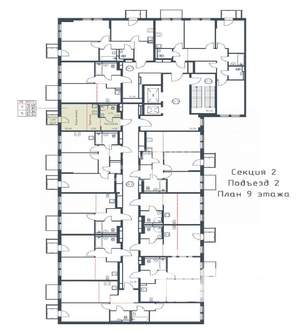 Студия квартира, вторичка, 23м2, 9/17 этаж