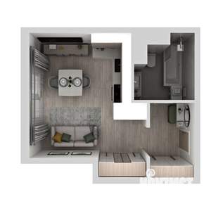 Студия квартира, вторичка, 25м2, 3/8 этаж