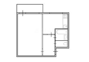 1-к квартира, вторичка, 30м2, 9/9 этаж