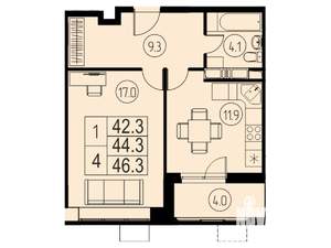 Фото квартиры на продажу (1)