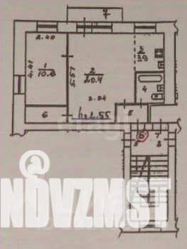 2-к квартира, вторичка, 43м2, 3/5 этаж