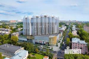 1-к квартира, строящийся дом, 43м2, 16/19 этаж